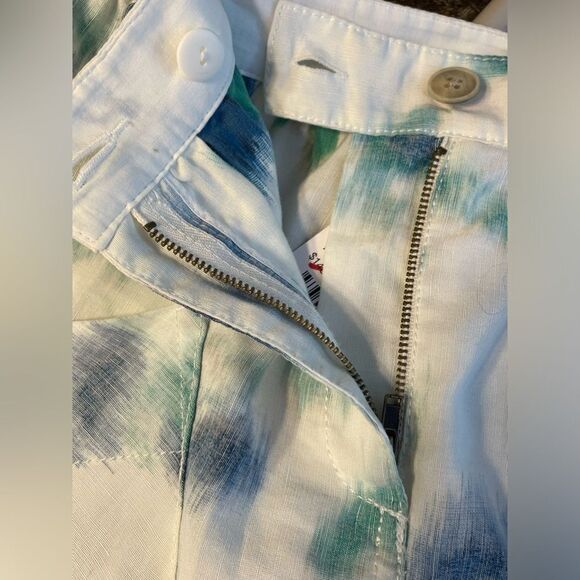 NWT GENERRA Second Skin mini skirt blue/green 10 - Picture 4 of 8